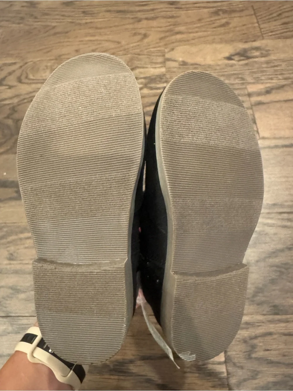 GAP Black Suede Scallop Ankle Boots for Kids